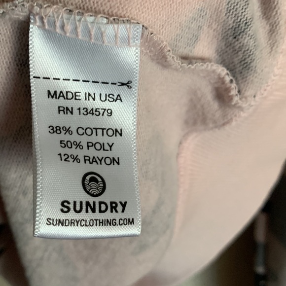 Sundry 1/4 zip pullover sweatshirt - Picture 3 of 4